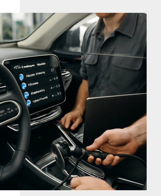 Установка приложений Geely для мультимедиа автомобиля в Большой Камне