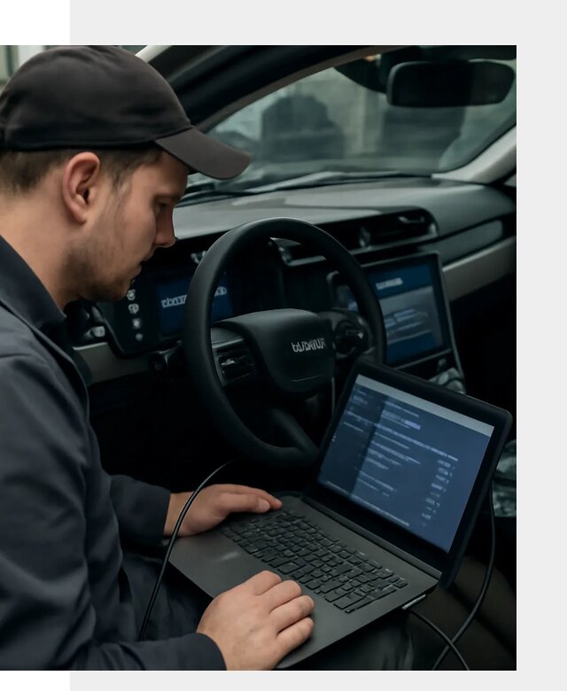 Профессиональная русификация автомобилей Lynk Co в Большой Камне