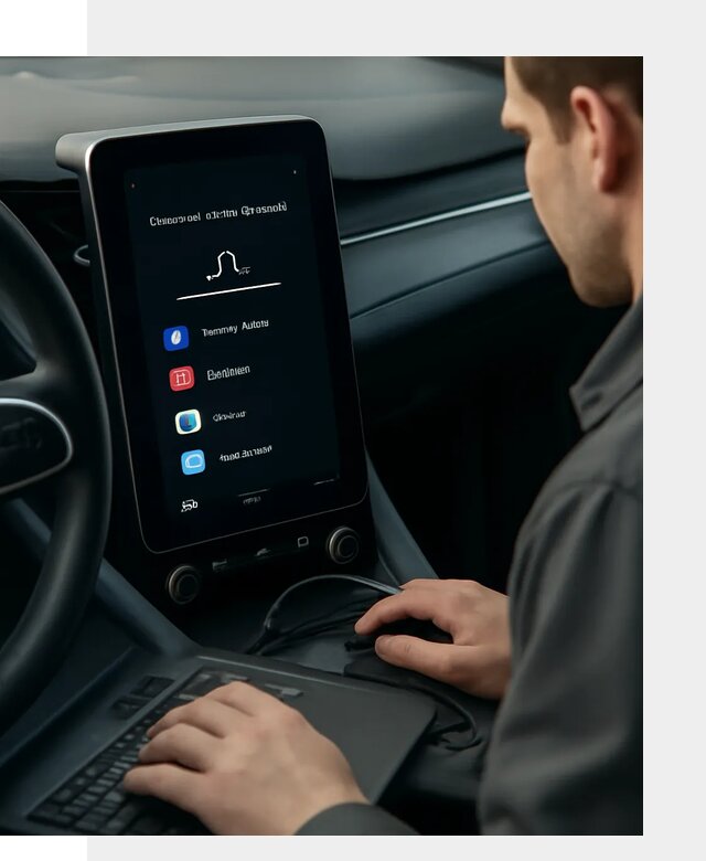 Установка приложений Lynk Co на автомобиль в Большой Камне