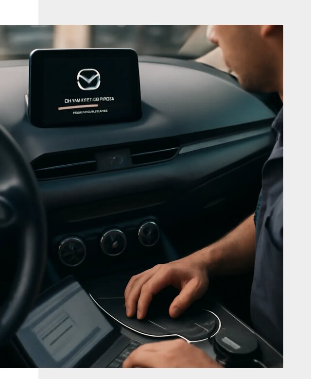 Установка приложений Mazda на мультимедийную систему в Большой Камне