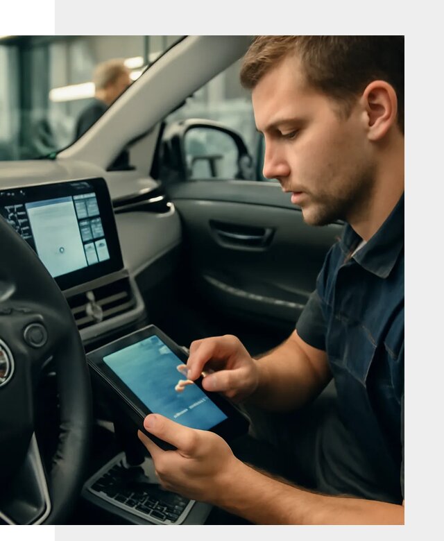 Установка приложений Toyota на мультимедиа в Большой Камне